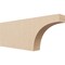 Ekena Millwork 2in. W x 6in. H x 16in. L Huntington Woodgrain TimberThane Rafter Tail, Primed Tan RFTUR02X06X16HUNRCPR - alternate 1